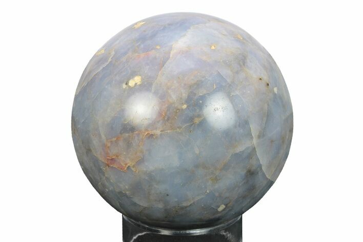 Polished Blue Quartz Sphere - Madagascar #245461